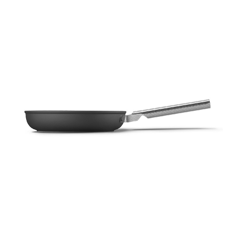 SMEG CKFF2401BLM Kitchenware, Cookware, Frypan 24cm,50's Style (Black)