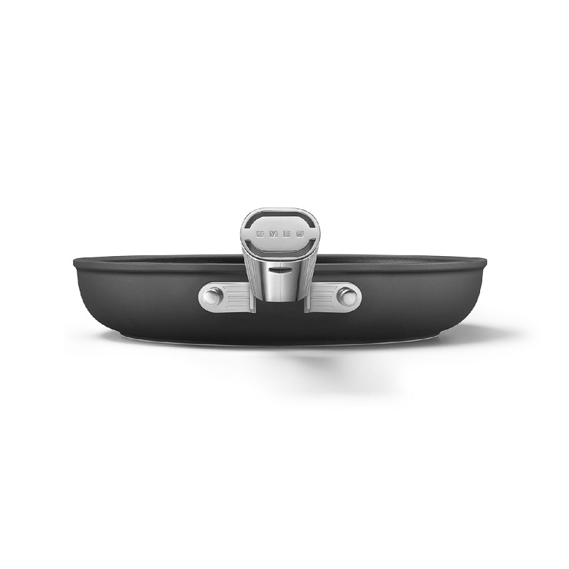 SMEG CKFF2601BLM Kitchenware, Cookware, Frypan 26cm,50's Style (Black)