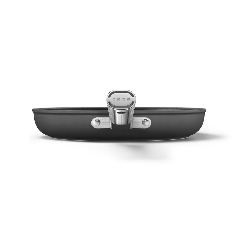 SMEG CKFF3001BLM Kitchenware, Cookware, Frypan 30cm,50's Style (Black)